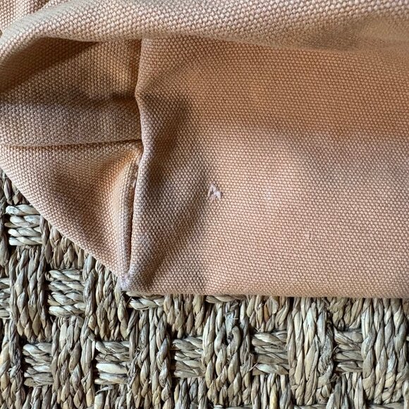 BAGGU Horizontal Duck in recycled cotton canvas in Bisque - Picture 8 of 8